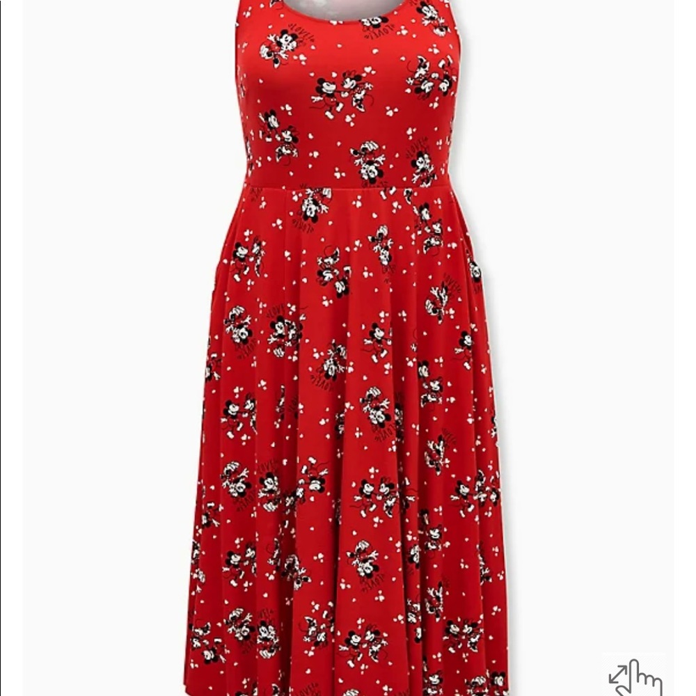 Torrid Minnie and Mickey Dress